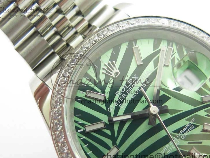 MiroTime 0501 DateJust 36 SS 126284 BP Maker 1:1 Best Edition New Green Dial on Jubilee Bracelet Sleek 2522